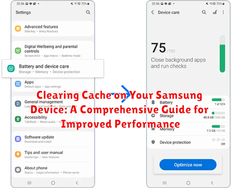 Clearing Cache on Your Samsung Device: A Comprehensive Guide for Improved Performance