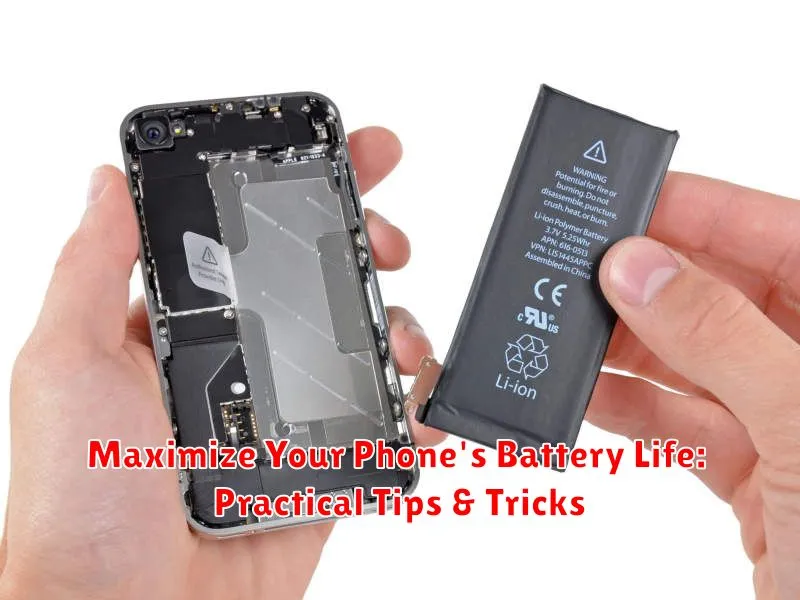 Maximize Your Phone's Battery Life: Practical Tips & Tricks