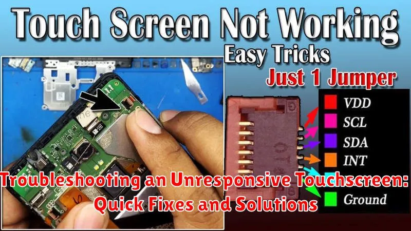 Troubleshooting an Unresponsive Touchscreen: Quick Fixes and Solutions